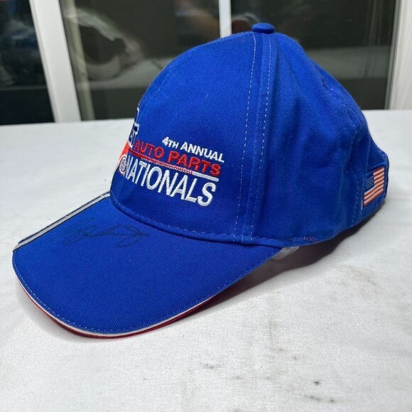 Powerade Hat Cap Adults Strap Back Red White Blue Drag Racing Carquest N… - Picture 3 of 8